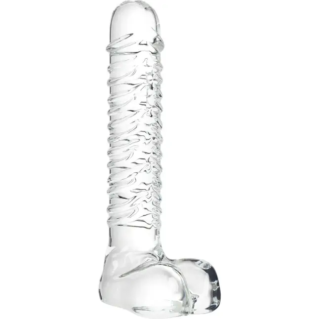 Стеклянный прозрачный фаллоимитатор Sexus Glass - 21 см - Sexus Glass. Фотография 2.