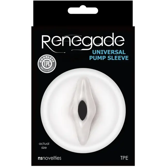 Насадка-уплотнитель на помпу Universal Pump Sleeve Vagina - Renegade. Фотография 2.
