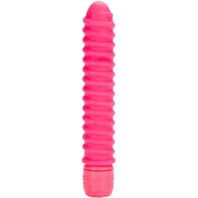 Розовый вибратор со спиралевидным рельефом Sorority Screw - 12,75 см - Shane s World