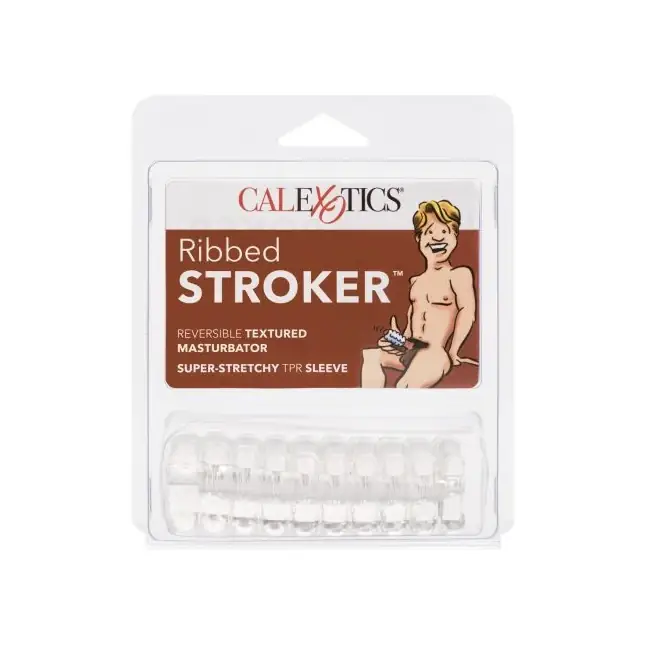 Прозрачный мастурбатор Ribbed Stroker. Фотография 3.