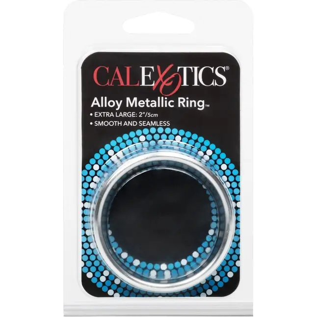 Широкое металлическое кольцо Alloy Metallic Ring Extra Large - Alloy Metallic Ring. Фотография 4.