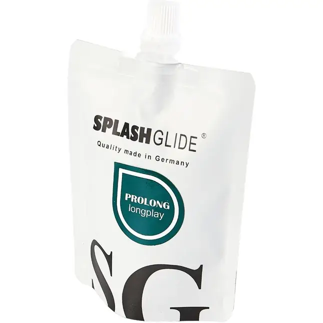 Пролонгирующий лубрикант на водной основе Splashglide Long Play Prolong - 100 мл. Фотография 2.