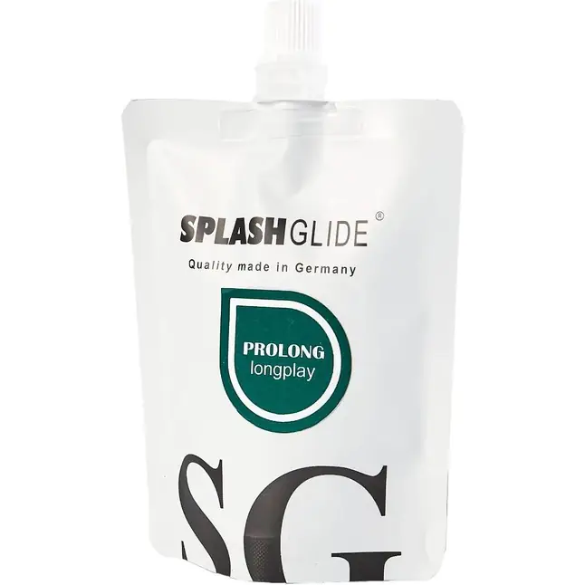 Пролонгирующий лубрикант на водной основе Splashglide Long Play Prolong - 100 мл. Фотография 3.