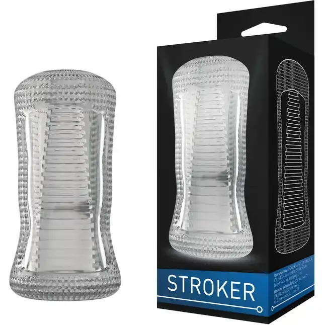 Прозрачный двухсторонний мастурбатор STROKER №1. Фотография 2.