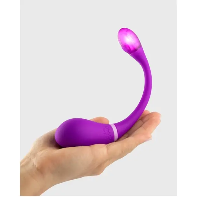 Фиолетовый стимулятор G-точки OhMiBod Esca 2. Фотография 4.