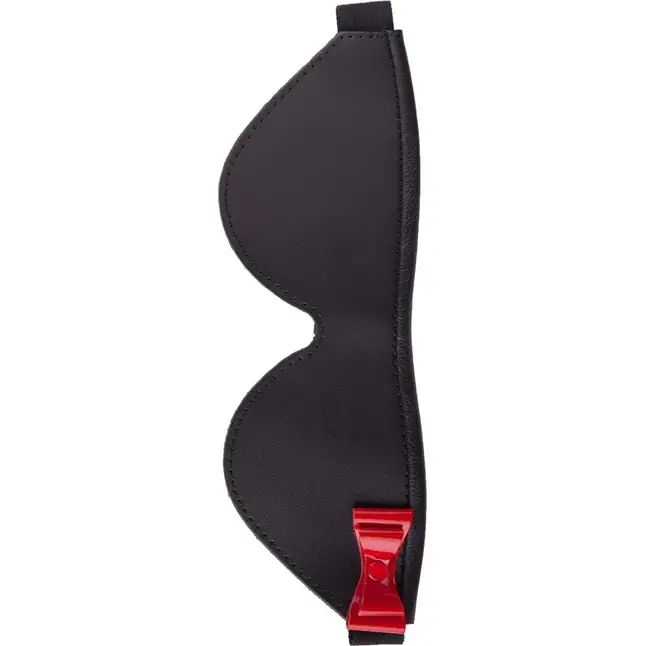 Маска на глаза с декоративным красным бантом - BDSM accessories. Фотография 4.