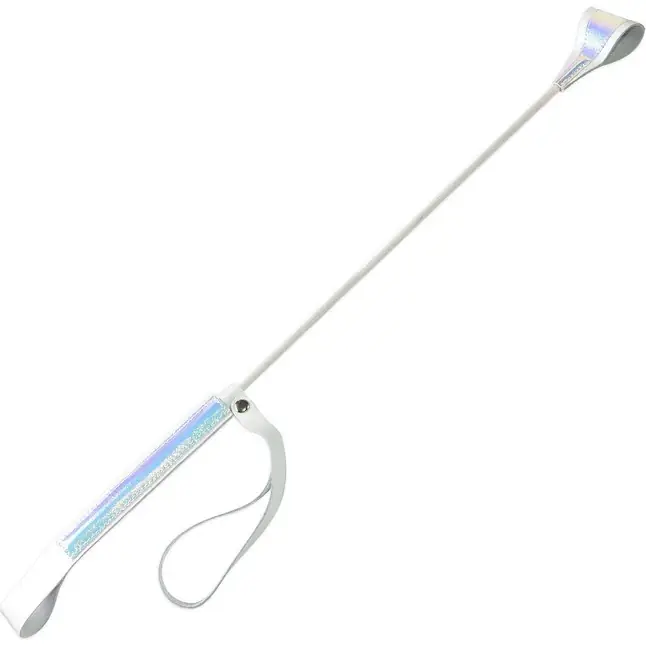 Белый стек с перламутровым блеском - 62 см - BDSM accessories