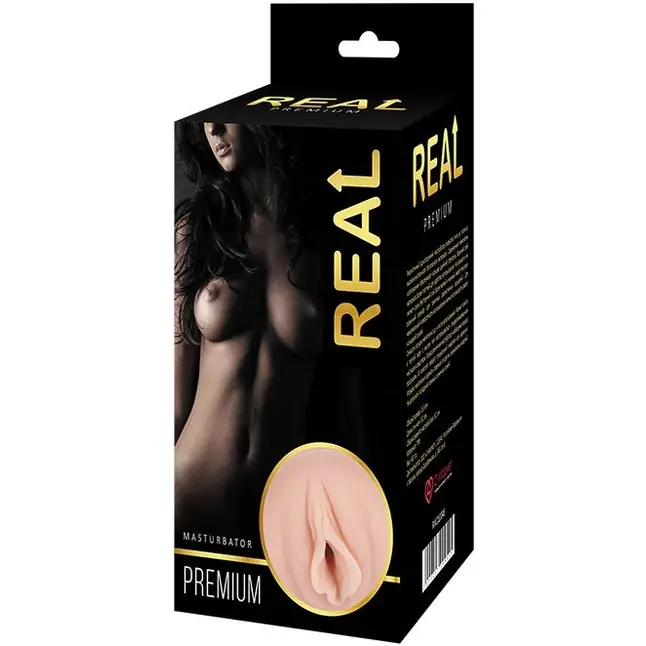 Реалистичный односторонний мастурбатор-вагина Real Women Dual Layer с двойной структурой. Фотография 6.