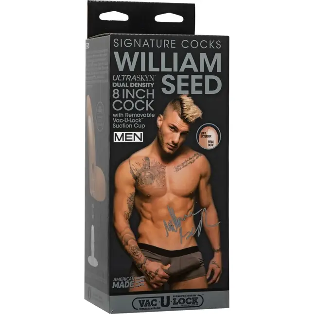 Телесный фаллоимитатор William Seed 8 ULTRASKYN Cock - 21 см - Signature Cocks. Фотография 2.