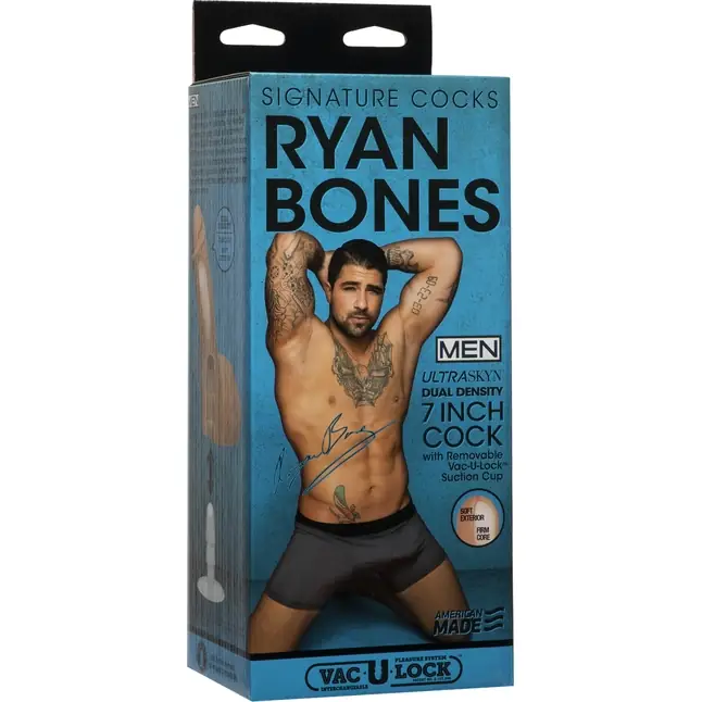 Телесный фаллоимитатор Ryan Bones 7 ULTRASKYN Cock - 18,4 см - Signature Cocks. Фотография 5.