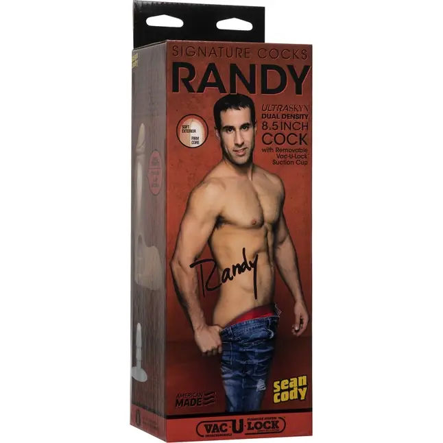 Фаллоимитатор с мошонкой Randy 8.5 ULTRASKYN Cock - 21,6 см - All Star Porn Stars. Фотография 5.