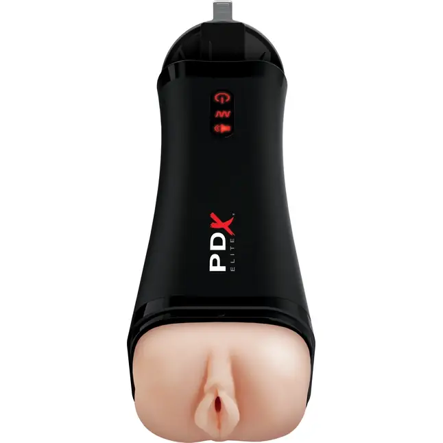 Вибромастурбатор-вагина с голосовым откликом Talk Back Super Stroker - PDX Elite