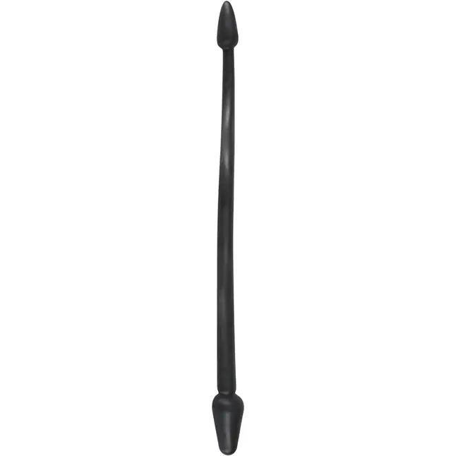 Черный двусторонний анальный плаг с гибким соединением Double Plug - You2Toys. Фотография 5.