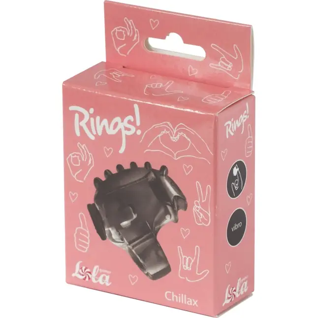 Черная насадка на палец Rings Chillax - Rings!. Фотография 2.