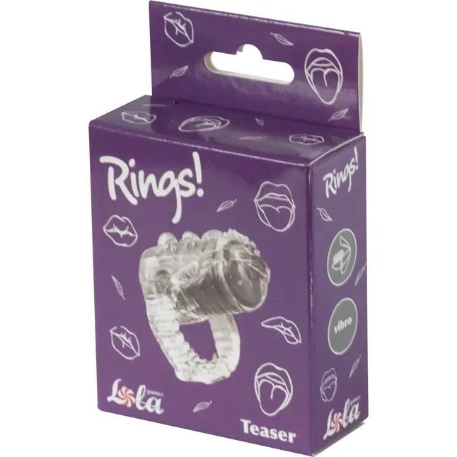 Прозрачная насадка на язык Rings Teaser - Rings!. Фотография 2.