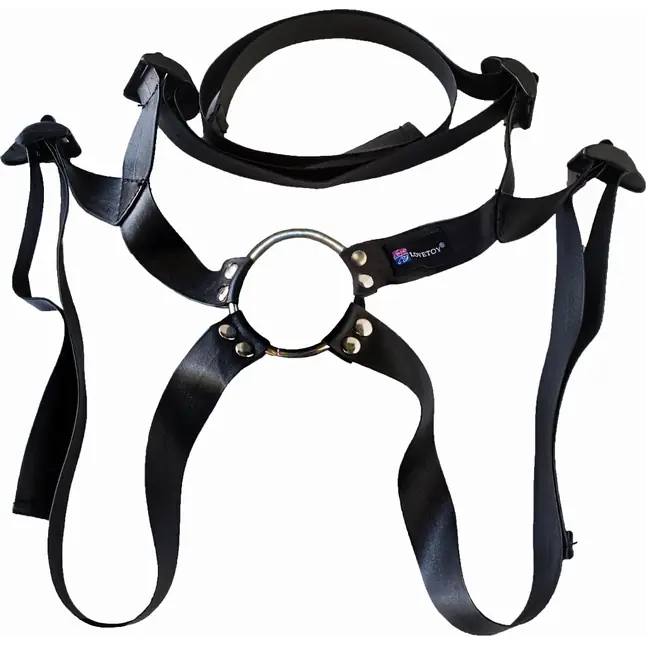 Страпон Harness Realistic с розовой головкой - 20,5 см - HARNESS CLASSIC. Фотография 2.