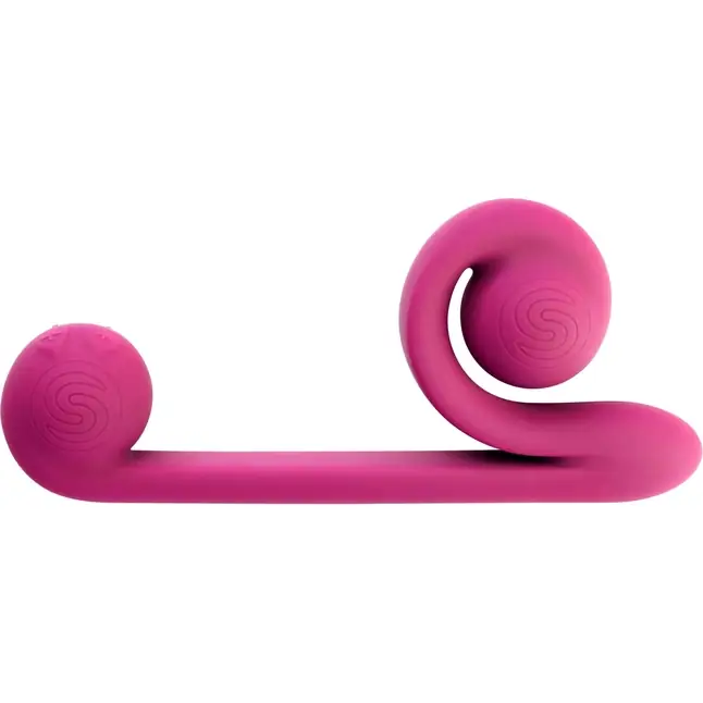 Уникальный розовый вибромассажер-улитка для двойной стимуляции Snail Vibe. Фотография 6.