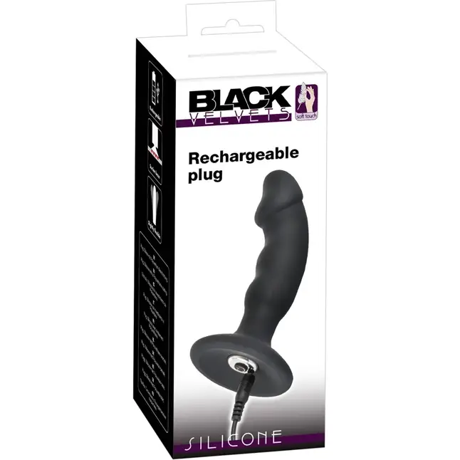 Черная реалистичная анальная вибровтулка - 14 см - You2Toys. Фотография 8.