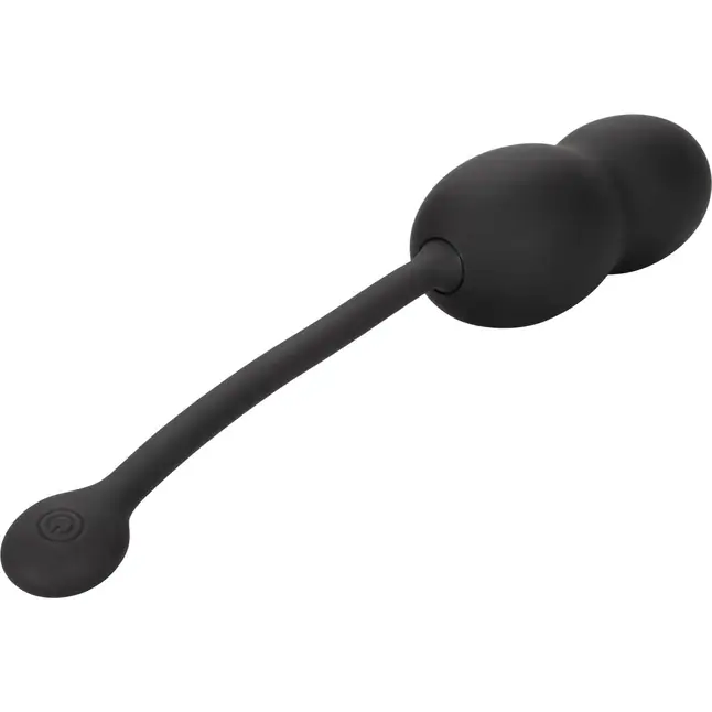 Черные вагинальные виброшарики с браслетом-пультом Wristband Remote Ultra-Soft Kegel System. Фотография 2.