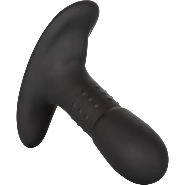 Черный массажер простаты с браслетом-пультом Eclipse Wristband Remote Beaded Probe - 12,75 см - Eclipse. Фотография 5.