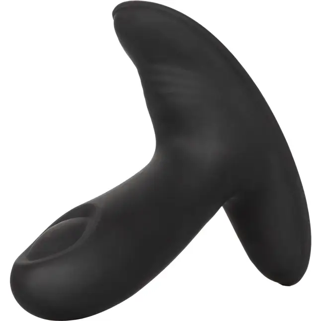 Черный массажер простаты с пультом-браслетом Eclipse Wristband Remote Pulsing Probe - 11,5 см - Eclipse. Фотография 5.