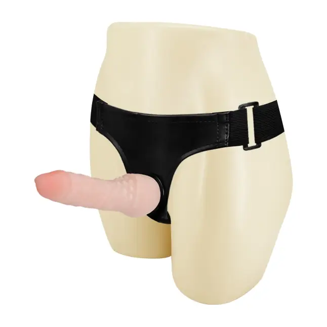 Реалистичный фаллоимитатор на трусиках - 16,9 см - EROWOMAN-EROMAN