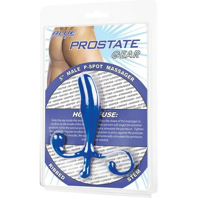 Синий массажер простаты 5 Male P-Spot. Фотография 3.