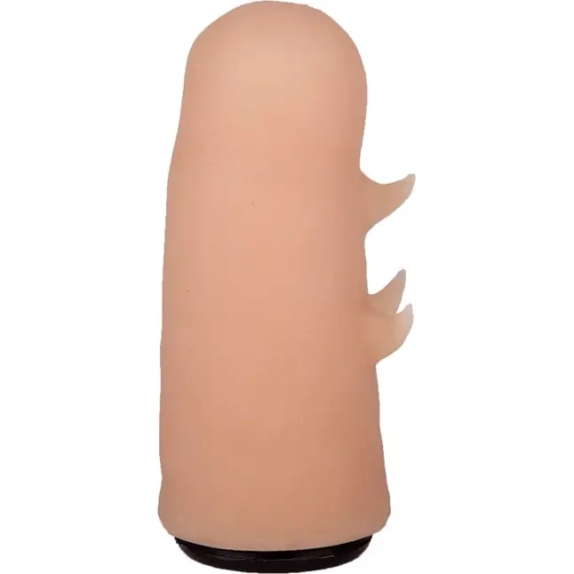 Черный пояс-трусики с двумя телесными насадками Soft-Dolli - 15,7 и 10 см. Фотография 10.