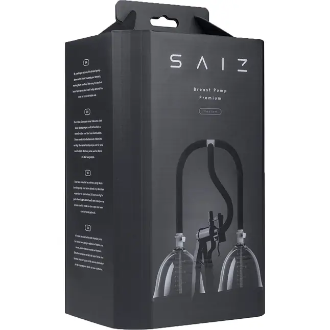Ручная помпа для груди Premium Medium - SAIZ. Фотография 8.