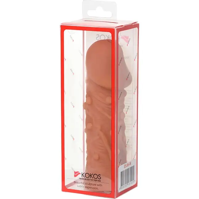 Насадка фаллического вида с венками и шишечками Extreme Sleeve 006 S-size - 12,7 см. Фотография 7.