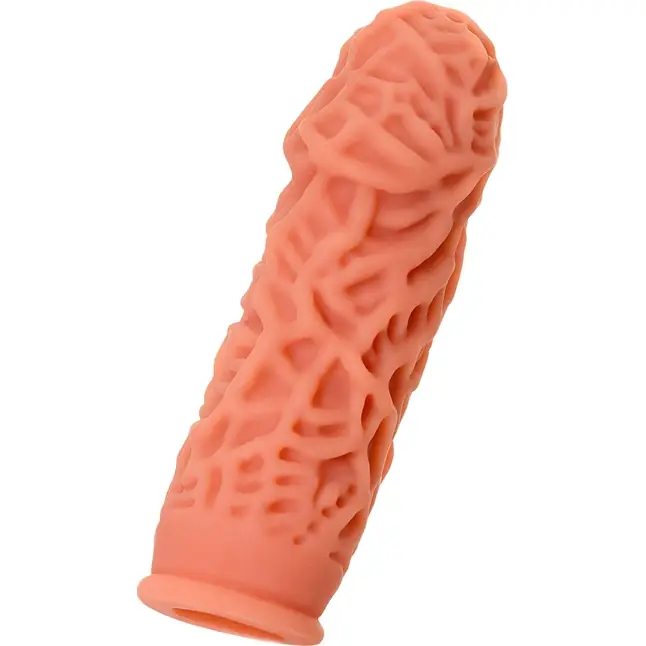 Насадка на фаллос с рельефными складочками Extreme Sleeve 012 S-size - 12,7 см