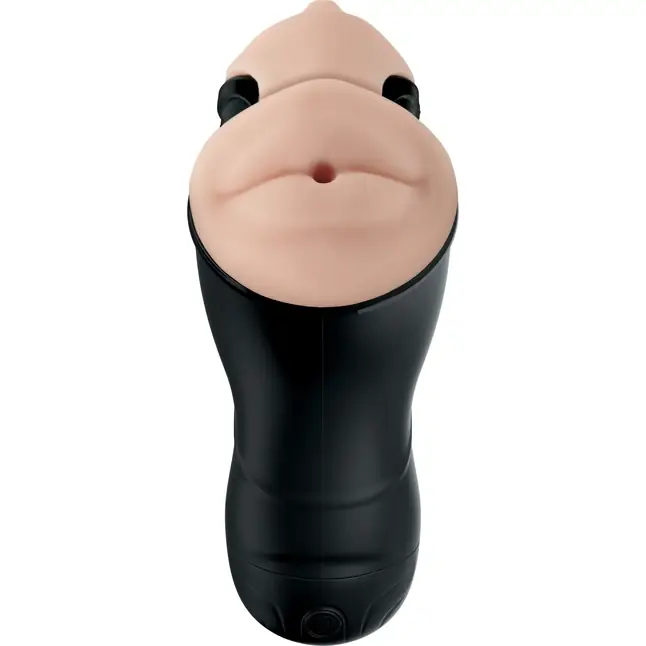 Мастурбатор в колбе с двумя тоннелями Double Penetration Vibrating Stroker - PDX Elite. Фотография 3.