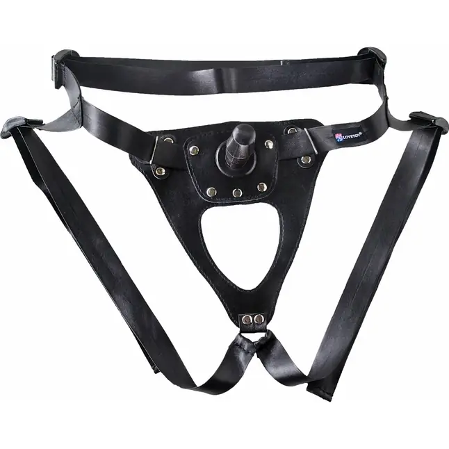 Универсальный мягкий пояс с насадкой Hard brutal BDSM-КОНСУЛ - 17 см. Фотография 3.