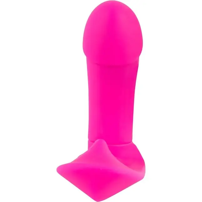 Розовый вибромассажер RC Panty Vibrator со стимулятором клитора - Smile. Фотография 2.