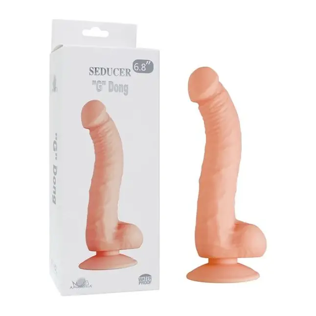 Телесный фаллоимитатор SEDUCER G Dong - 21,5 см. Фотография 3.