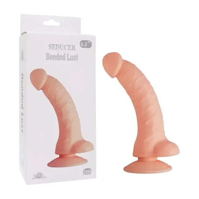 Телесный фаллоимитатор SEDUCER Bended Lust - 18,5 см. Фотография 3.