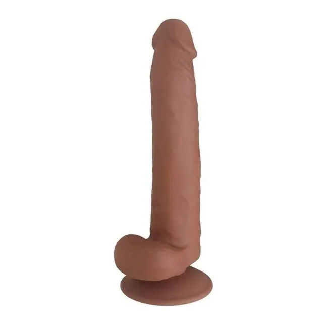 Коричневый фаллоимитатор SEDUCER Long John - 21,5 см