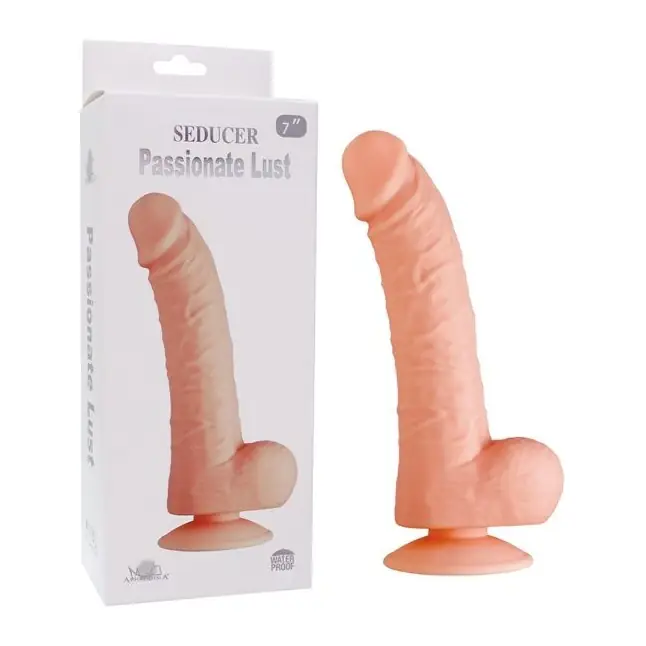 Телесный фаллоимитатор SEDUCER Passionate Lust - 22 см. Фотография 3.