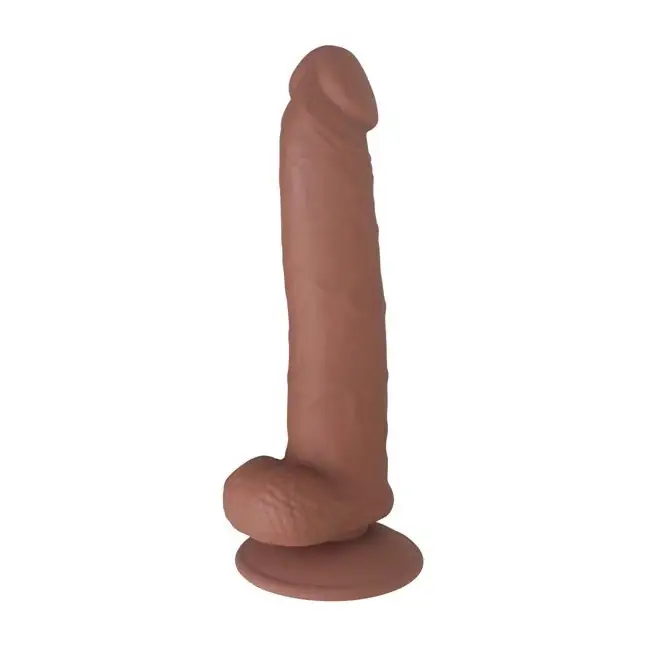 Коричневый фаллоимитатор SEDUCER Perfect Peter - 20 см. Фотография 2.