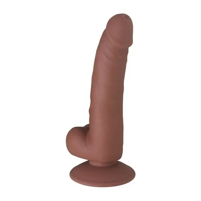 Коричневый фаллоимитатор SEDUCER Spirited Dick - 18 см
