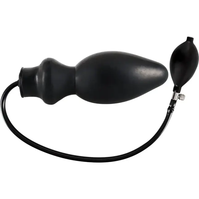 Надувная анальная втулка Latex-Plug - 20 см - Late X. Фотография 2.