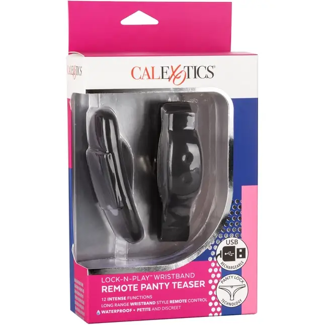 Стимулятор в трусики с пультом-браслетом Lock-N-Play Wristband Remote Panty Teaser. Фотография 8.