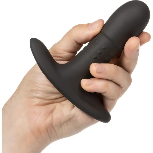 Черный массажер простаты Eclipse Beaded Probe - 12,75 см - Eclipse. Фотография 7.