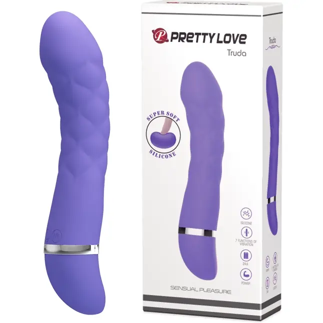 Сиреневый стимулятор G-точки Truda - 19,5 см - Pretty Love. Фотография 2.