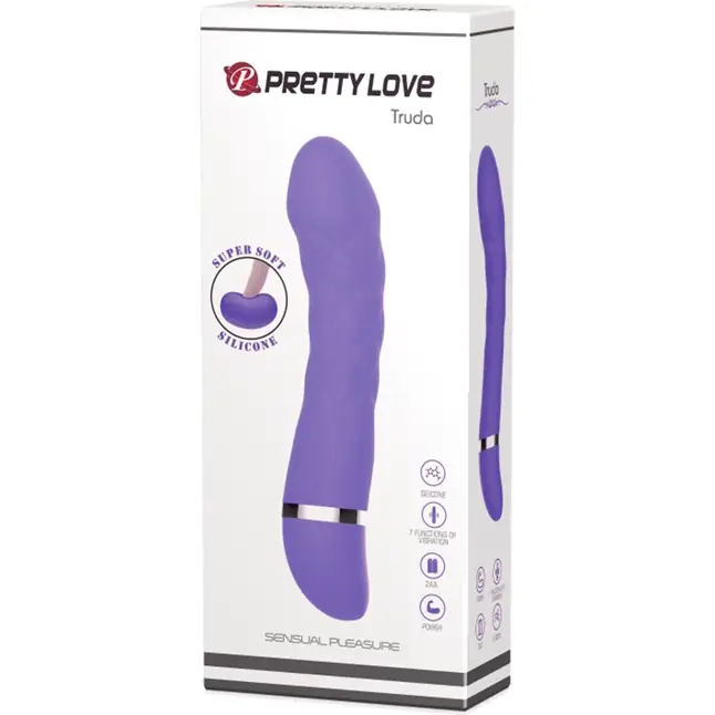 Сиреневый стимулятор G-точки Truda - 19,5 см - Pretty Love. Фотография 9.