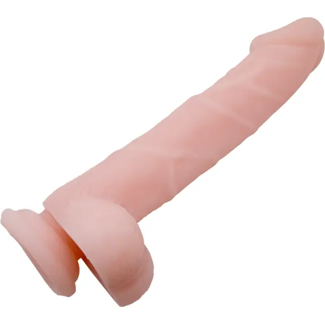 Телесный фаллоимитатор на присоске Super Dildo - 22 см. Фотография 3.