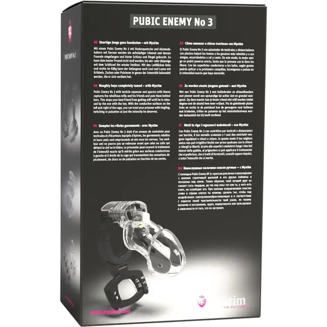 Пояс верности с электростимуляцией Pubic Enemy No 3. Фотография 4.
