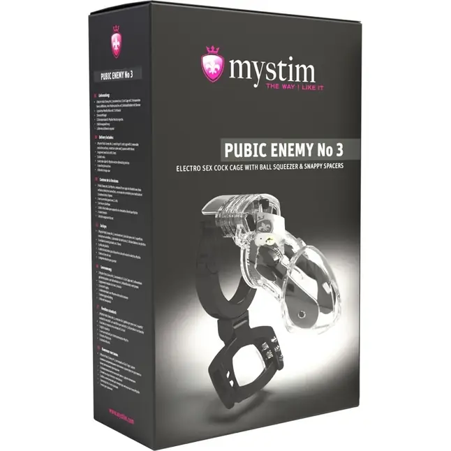 Пояс верности с электростимуляцией Pubic Enemy No 3. Фотография 5.