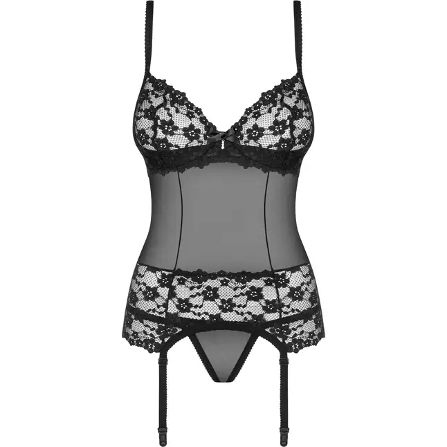 Изящный корсаж Letica из прозрачной вуали - Sexy. Фотография 3.