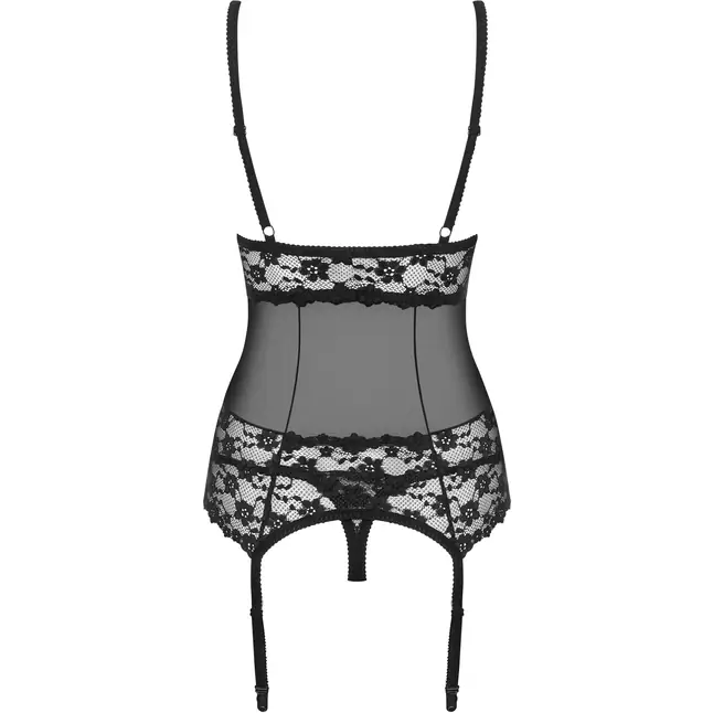 Изящный корсаж Letica из прозрачной вуали - Sexy. Фотография 4.